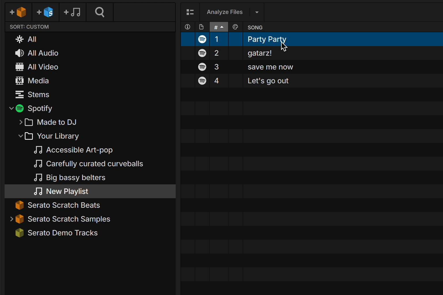 Deleting tracks from SPOTIFY.gif