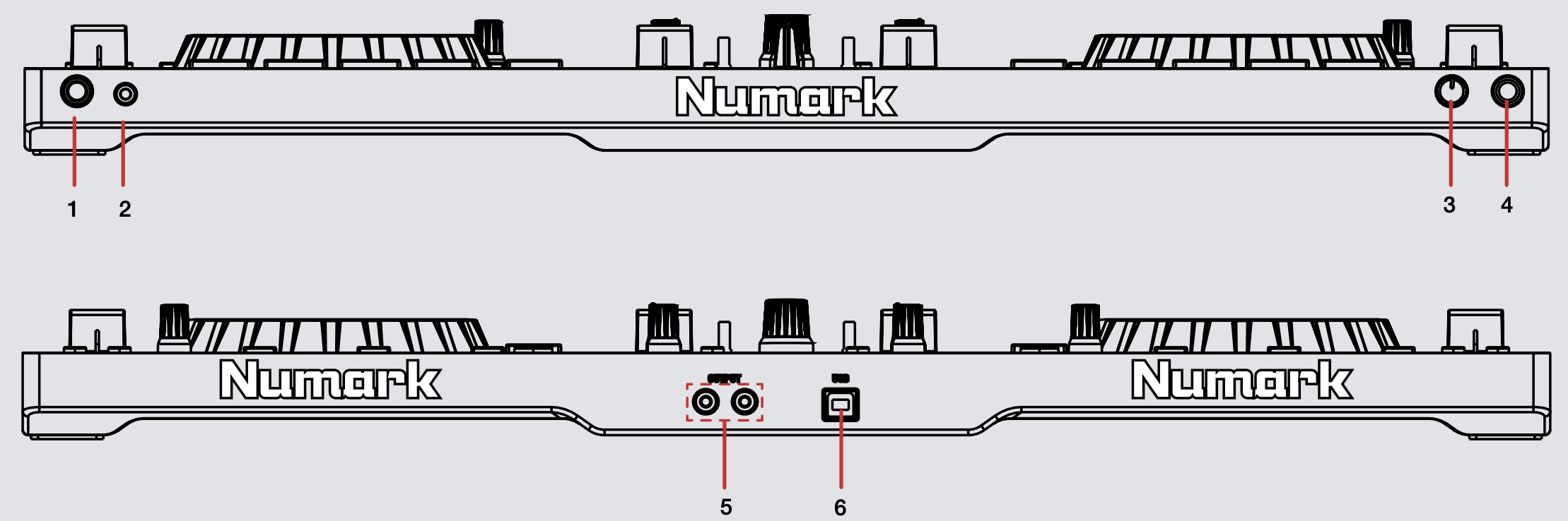 QSG - Numark Mixtrack Platinum overview ports.png