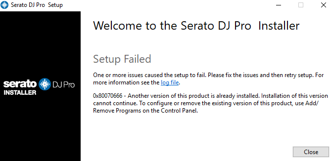 serato dj 1.9.6 crash messages