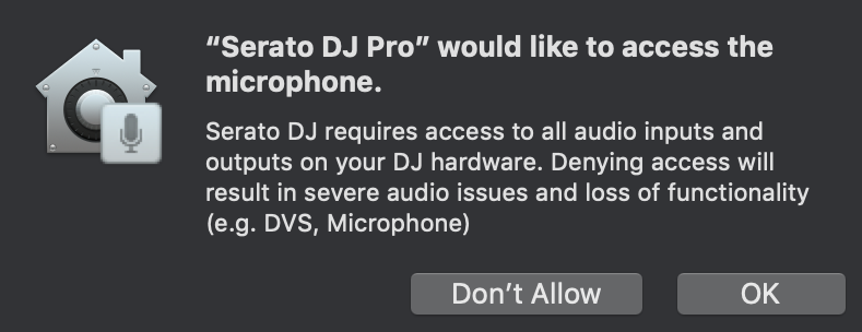 serato dj pro 2.0.3 with maco high seirra