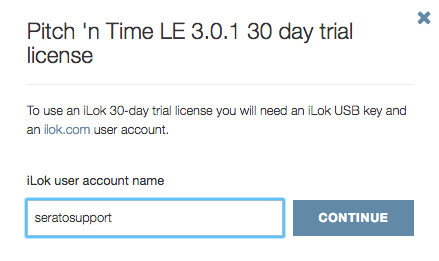 How to activate a Pitch 'n Time Pro or LE trial license with your