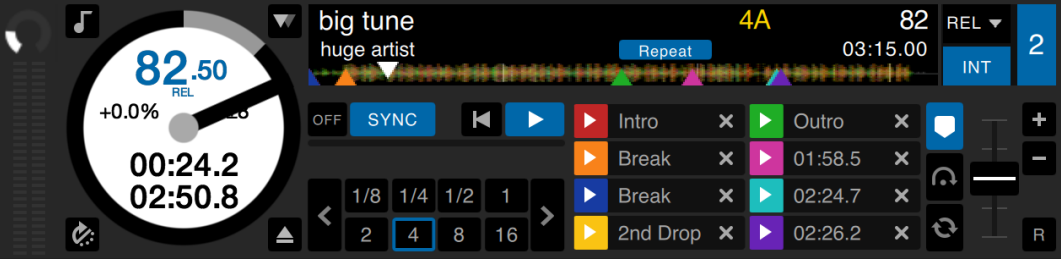 best setting sync on serato dj 1.7