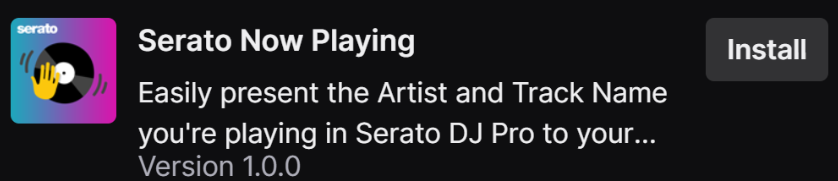 Using the Serato 'Now Playing' Twitch extension – Serato Support