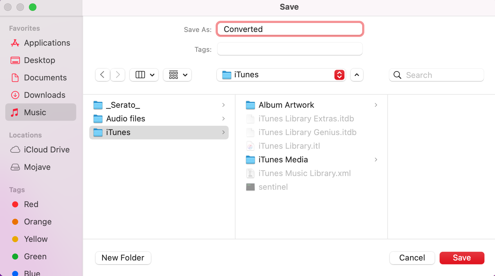 Converting your iTunes library to a Music library when moving to a new