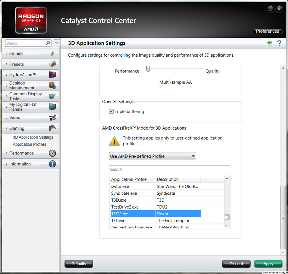 amd radeon 3d settings